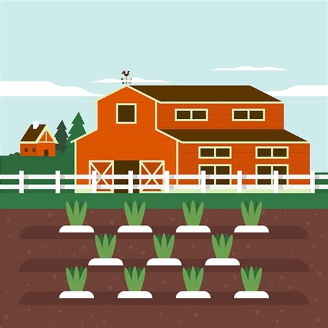 Ilustraci N Del Concepto De Agricultura Ecol Gica Vector Gratis