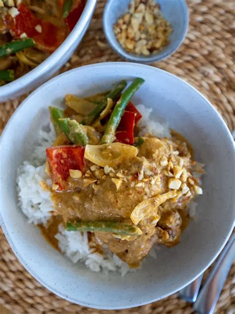 Slow Cooker Chicken Satay Recipe Simple Home Edit