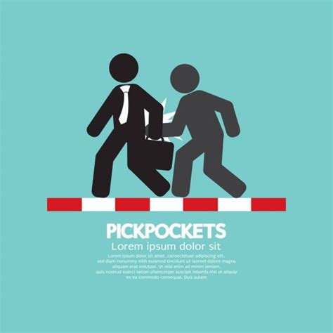 Pickpocketing Vector Art Stock Images Depositphotos