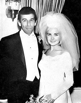 Lou Adler & Shelley Fabares on their wedding day, 1964. They separated ...