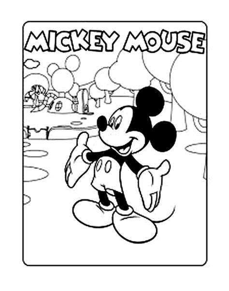 Daisy Duck Mickey Mouse Clubhouse Coloring Page