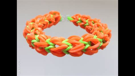 Rainbow Loom Nederlands Pompoen Armband Youtube