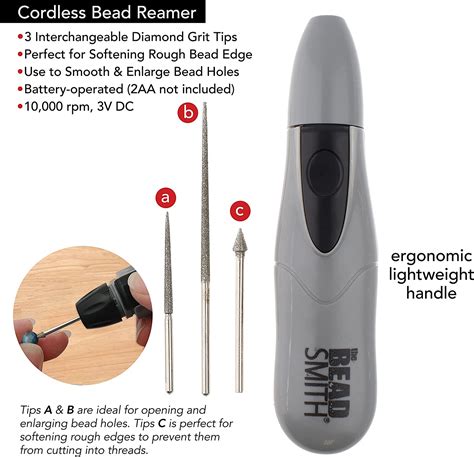 Best The Beadsmith Cordless Bead Reamer Battery Operated For You