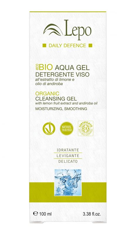 Ecobio Aqua Gel Limpiador Facial Lepo Dcero Cosmetics