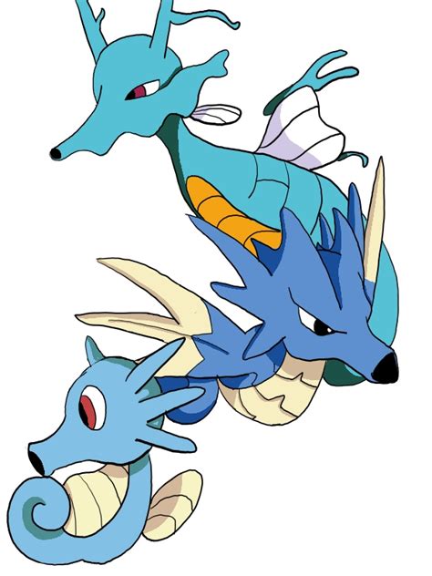 Horsea evolution coloured by sailormuffin on DeviantArt