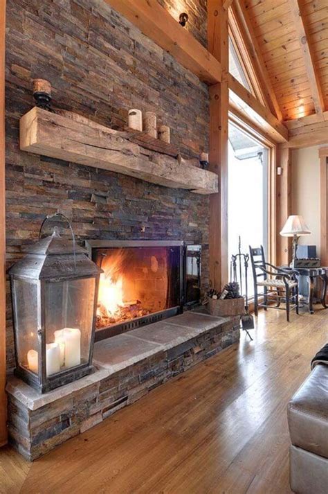 Rustic Fireplace Surround Ideas