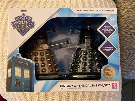 Doctor Who History Of The Daleks 16 And 17 Black And Gold New Series