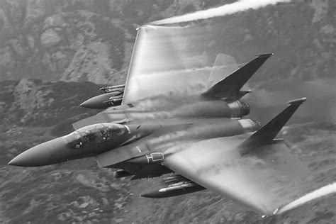 F 15 Strike Eagle 97 0219 Blackwhite May 2010 Fighter Jets Aircraft