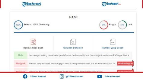 Website Cek Plagiarisme Gratis Yang Bisa Digunakan Untuk Calon