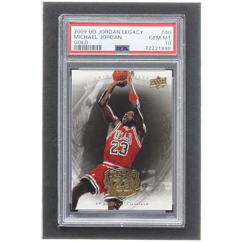 Michael Jordan 2009 10 Upper Deck Michael Jordan Legacy Collection Gold