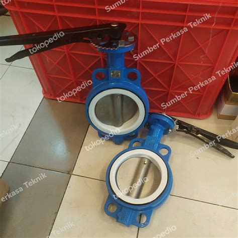 Jual Butterfly Valve Cast Iron Seal Teflon 6 Inch Dn 150 Jakarta Barat Sumber Perkasa