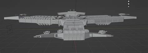 SCI-FI SPACESHIP FOR 3D PRINT AND GAME 3D model | CGTrader