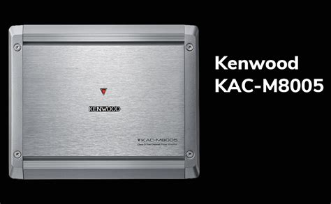 Amazon KENWOOD KAC M8005 5 Channel Marine Motorsports Car