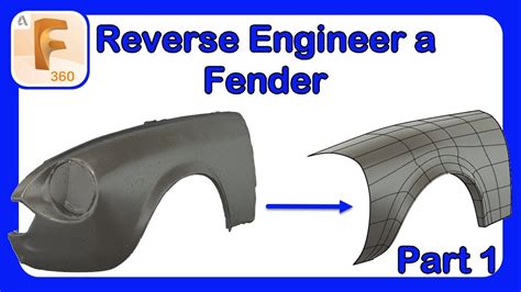 Reverse Engineer Car Parts With CAD Fender Modeling From SCAN Data