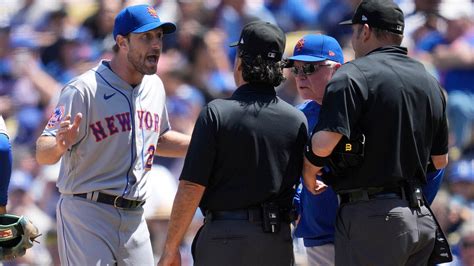 Mets Max Scherzer Suspended 10 Games For Foreign Substance Violation