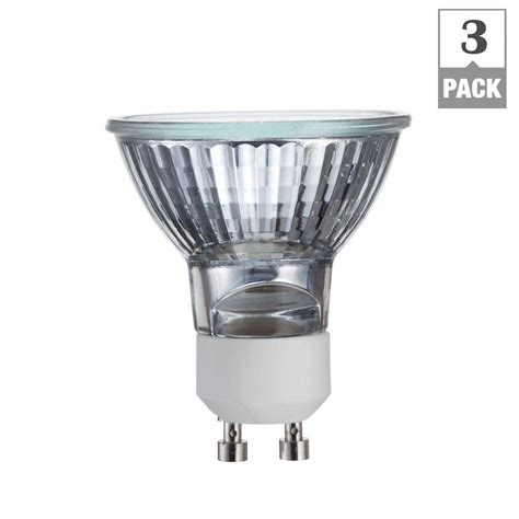 Philips 50-Watt MR16 Halogen GU10 TwistLine Dimmable Flood Light Bulb ...