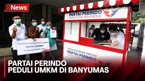 Peduli Umkm Partai Perindo Bagikan Gerobak Ke Pedagang Kecil Di