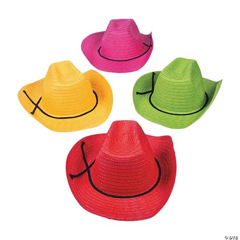 Adult’s Colorful Cowboy Hats | Oriental Trading