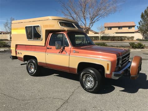 Factory Built Camper 1977 Chevrolet Blazer Chalet