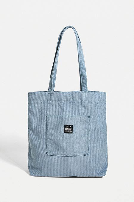 Uo Corduroy Tote Bag Urban Outfitters Uk Preppy Tote Bags Tote Bags Sewing Tote Bag With