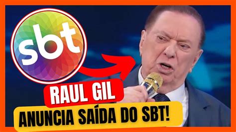 Raul Gil anuncia SAÍDA do SBT YouTube