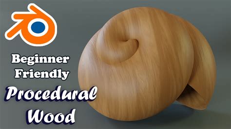 Create A Quick Procedural Wood Texture In Blender 3 4 Blender Beginner Tutorial Youtube