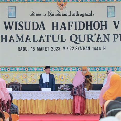 Wisuda Hafidzoh V Ponpes Hamalatul Qur An Gubernur Khofifah Puji