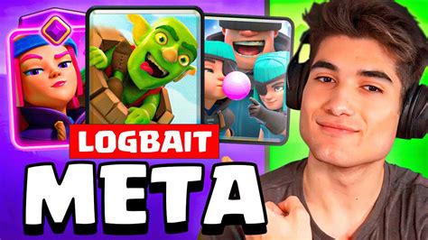 NUEVO MAZO DE LOG BAIT ES EL TERROR DEL NUEVO META CLASH ROYALE