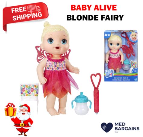 Baby Alive Face Paint Fairy Blonde Doll Playset Christmas Gift For