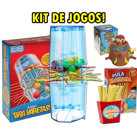 Kit Brinquedos Infantis Jogos Interativos De Mesa Educativos Original