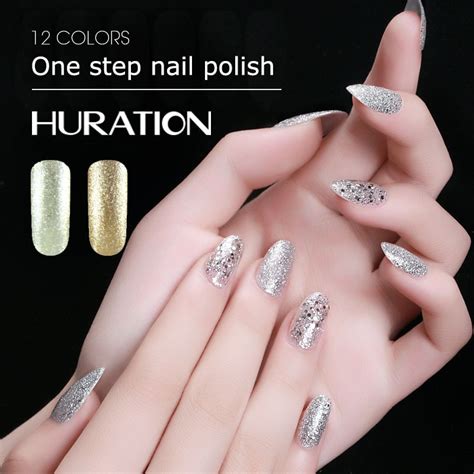 Huração Platina 12 Set Cor LED UV Gel Glitter Gel Laca Vernis Unha