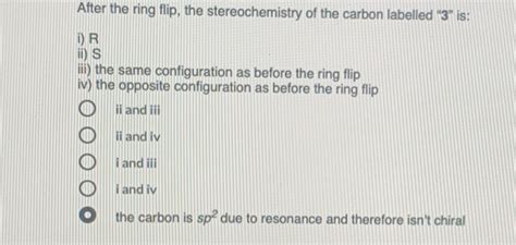 Solved Questions about cyclohexane ring flip The next 2 | Chegg.com