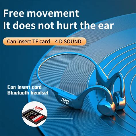 Bone Conduction Earphones PK Lenovo X3 X4 X5 X3 Pro Fone Bluetooth Hifi