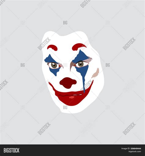 Joker Face Vector Vector And Photo Free Trial Bigstock