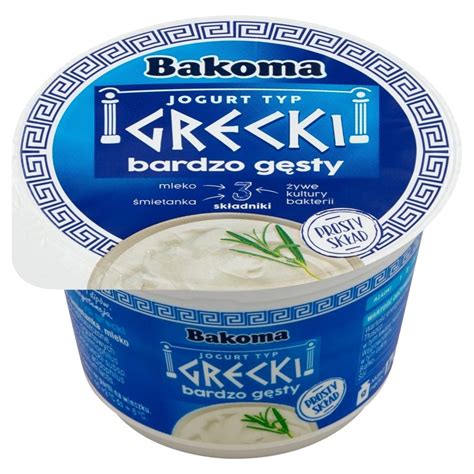 Bakoma Jogurt Typ Grecki Bardzo G Sty G Zakupy Online Z Dostaw