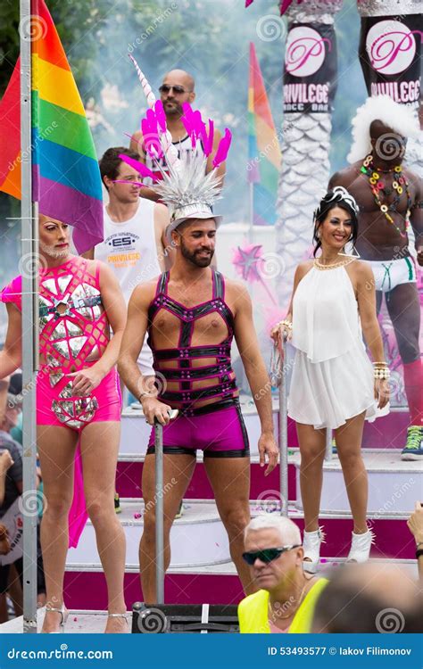 Gay Pride Parade In Sitges Editorial Photography Image Of Holiday 53493577
