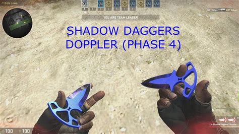 SHADOW DAGGERS DOPPLER PHASE 4 CSGO Showcase 4 YouTube