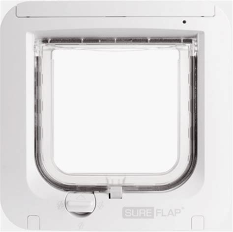 Sureflap Microchip Cat Flap - White - Maximum Pet Supplies