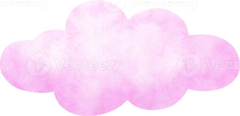 Pink Watercolor Cloud 30774974 PNG