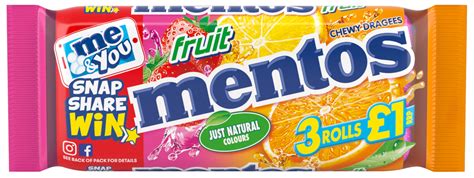 Mentos Fruit 3 Pack Mentos Uk