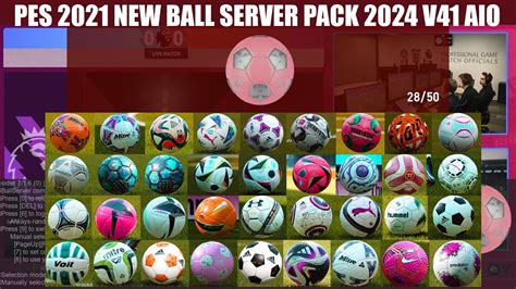 Pes New Ball Server Pack V Aio Youtube