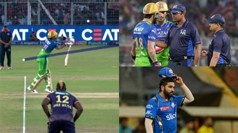 5 Biggest Controversies Of Ipl 2024 Virat Kohli No Ball Ms Dhoni Wide Made A Big Controversy