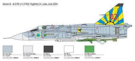 Italeri 1 48 Saab JA 37 AJ 37 Viggen 2785