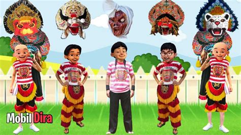 Seru Upin Ipin And Teman Bermain Topeng Pocong Dan Barongan Demak