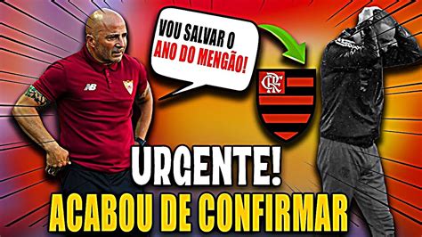 SAIU AGORA SAMPAOLI VAI ASSUMIR O FLAMENGO A NAÇÃO SE ANIMA