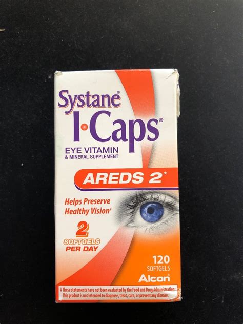 Systane Icaps Areds Eye Vitamin Formula Softgels Vitamins