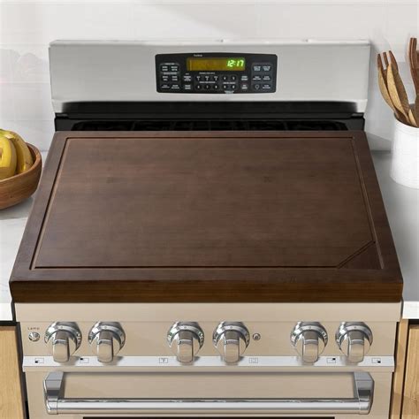 Noodle Board Stove Cover Bamboo Wood Stove Top Covers For Electric Stove And Gas