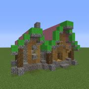 Colourfull Medieval Blacksmith - Blueprints for MineCraft Houses, Castles, Towers, and more ...