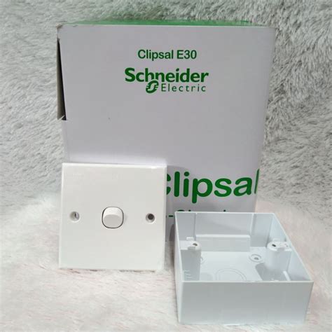 Jual Schneider Saklar Tunggal Clipsal Inbow Dus Shopee Indonesia