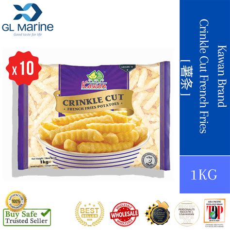 Kawan Frozen Crinkle Cut French Fries Kg Gl Marine Frozen Sdn Bhd